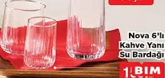 PAŞABAHÇE NOVA 6'LI KAHVE YANI SU BARDAĞI PAŞABAHÇE NOVA 6'LI KAHVE YANI SU BARDAĞI